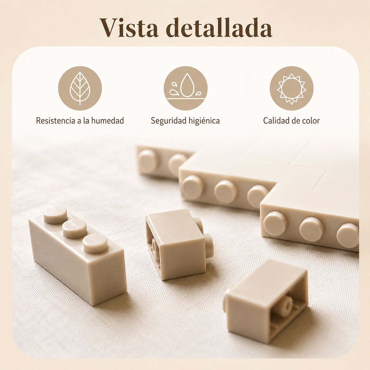 Corazón de bloques de construcción personalizable